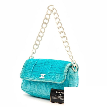 Chanel Pile CC Logo Plastic Chain Shoulder Bag
