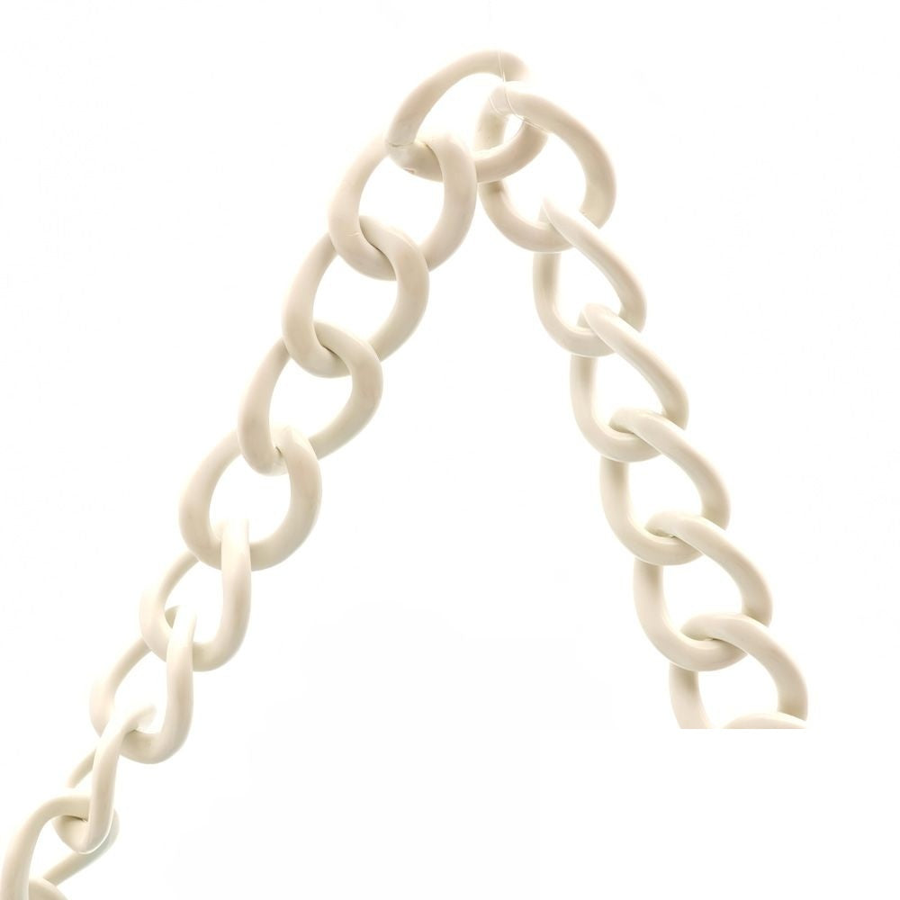 Chanel Pile CC Logo Plastic Chain Shoulder Bag