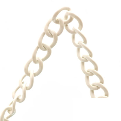 Chanel Pile CC Logo Plastic Chain Shoulder Bag