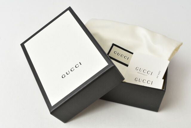 Gucci Coin Case Card Case Gucci Mini Wallet Coin Purse Vintage Logo Print Black