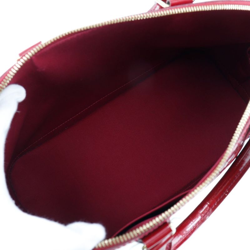 Louis Vuitton Alma GM M93596 Monogram Vernis Pomme D'amour Red Sn2133 Ladies
