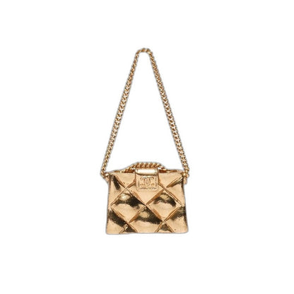Chanel Brooch CC Logo Quilted