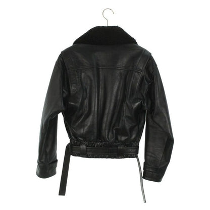 Louis Vuitton 20 AW Fjlj 85 yri Belted Shearling Liner Leather Jacket Women 34 — view 2
