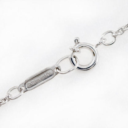 Tiffany & Co Atlas Open Bar 18kwhite Gold X Diamonds Ladies 6.6g Necklace