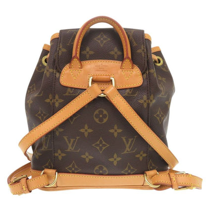 Louis Vuitton Mini Montsouris Monogram M51137 Brown Backpack Sac Daypack LV