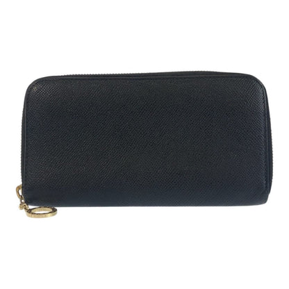 Bvlgari Black Gold Leather FG Wallet