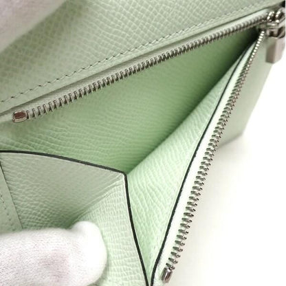 Hermes Kelly Pocket Compact Wallet Epsom Valfiz Silver — view 4