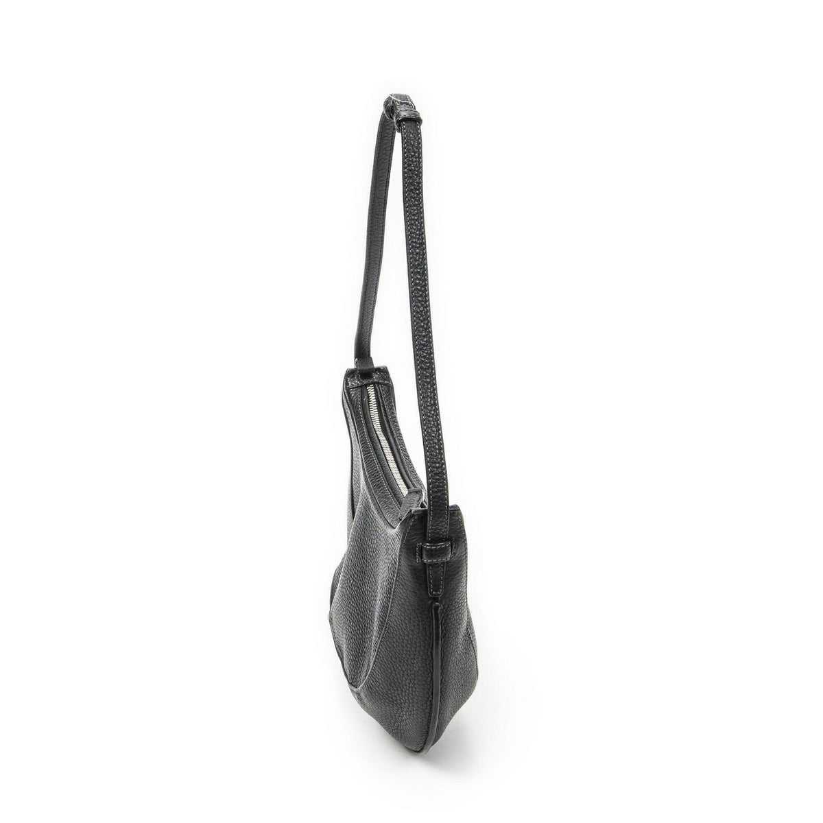Loewe Vintage Round Hobo Black Grain Calfskin Leather — view 4