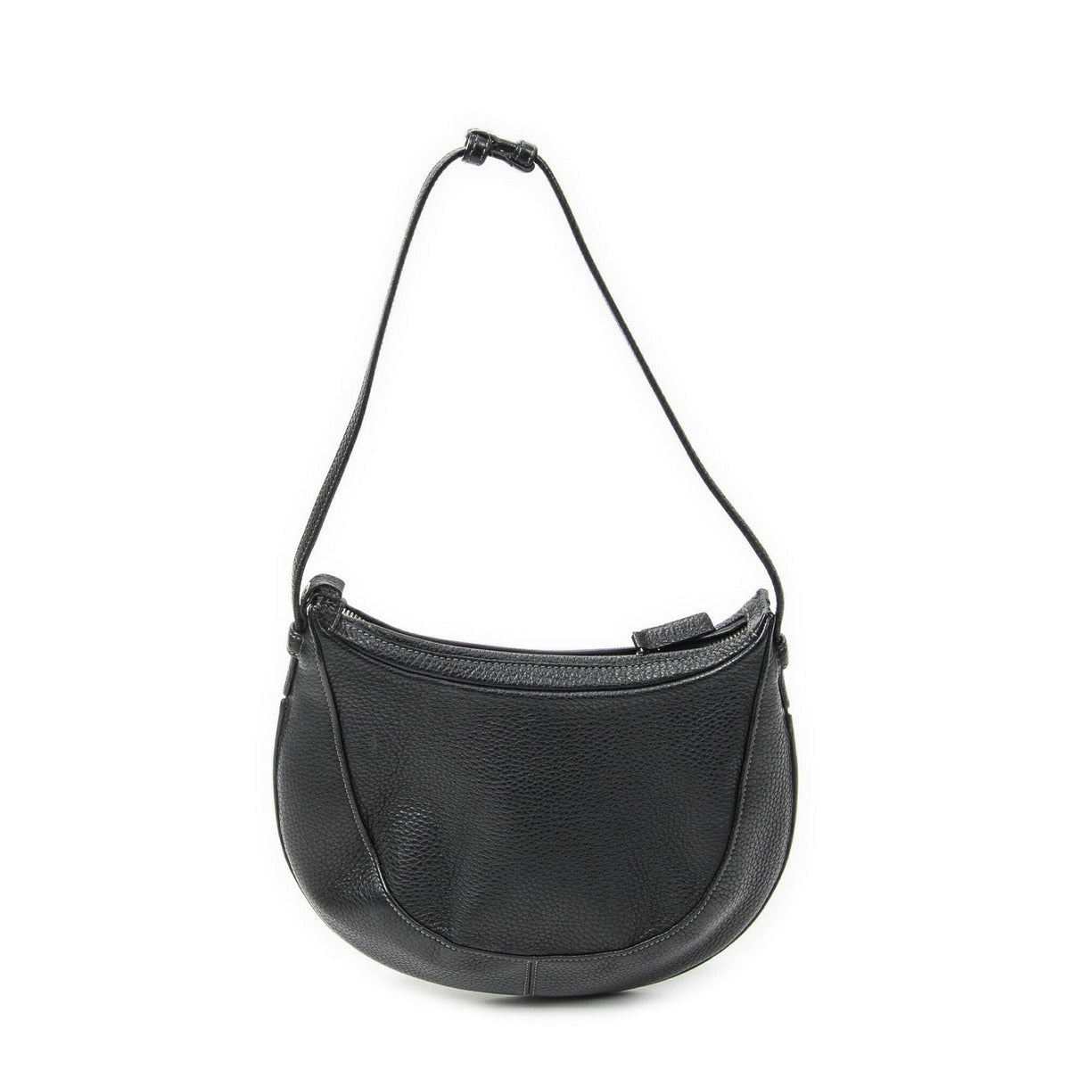 Loewe Vintage Round Hobo Black Grain Calfskin Leather — view 5