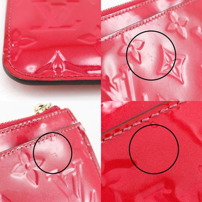 Louis Vuitton Pochette Cles NM M90312 Monogram Vernis Hot Pink Sn1146 Ladies