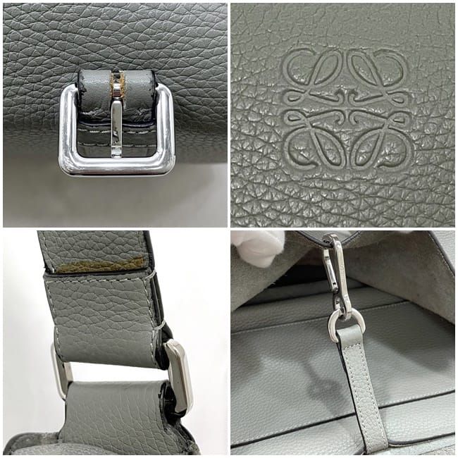 Loewe Shoulder Bag Military Messenger Bag Gray 316