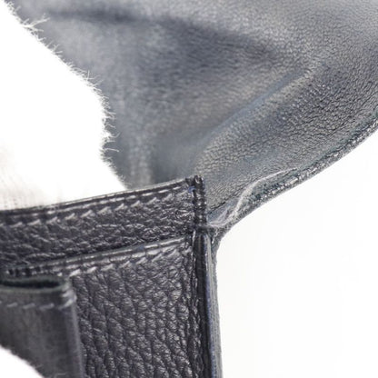 Hermes Dogon GM Togo Navy Blue □C Unisex Long Wallet