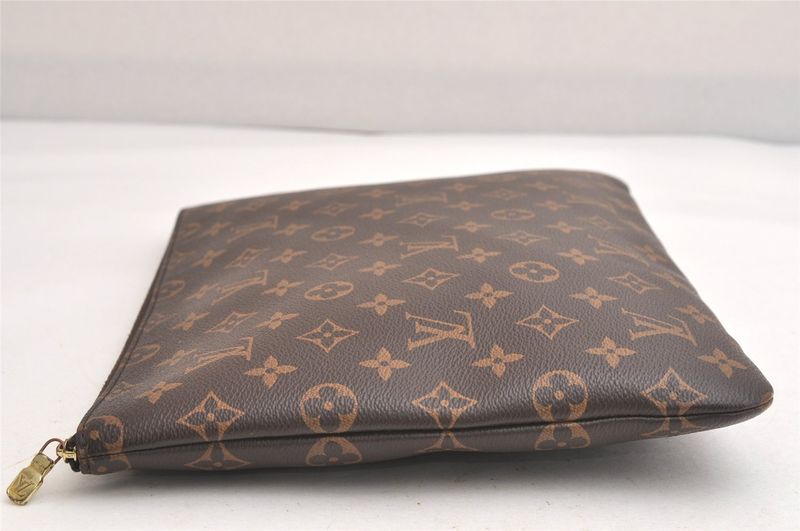 Louis Vuitton Monogram Etui Voyage MM Clutch Bag Wallet M44499 LV 3345n