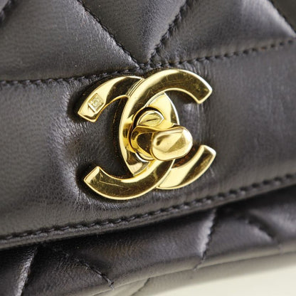 Chanel Chain Shoulder Diana A01165 Lambskin Black Ladies Shoulder Bag