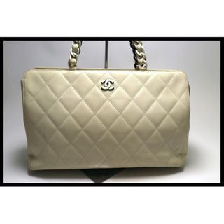 Chanel Quilted Plastic Chain Tote