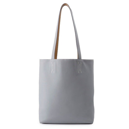 Hermes Tote Neo Double Sens 28 Gris Perle Pouchier Swift Reversible