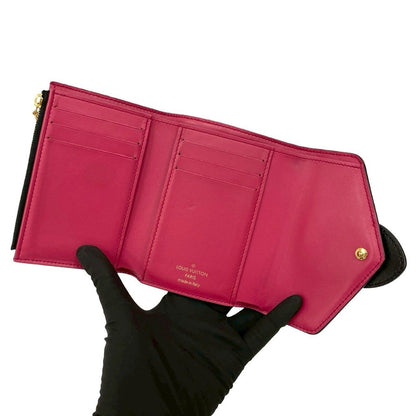 Louis Vuitton Pont Neuf Compact Portefeuille LV Leather Black X Pink — view 7