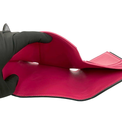 Louis Vuitton Pont Neuf Compact Portefeuille LV Leather Black X Pink — view 8