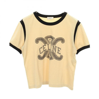 Celine Short Sleeve T-Shirt Triomphe Logo Cotton