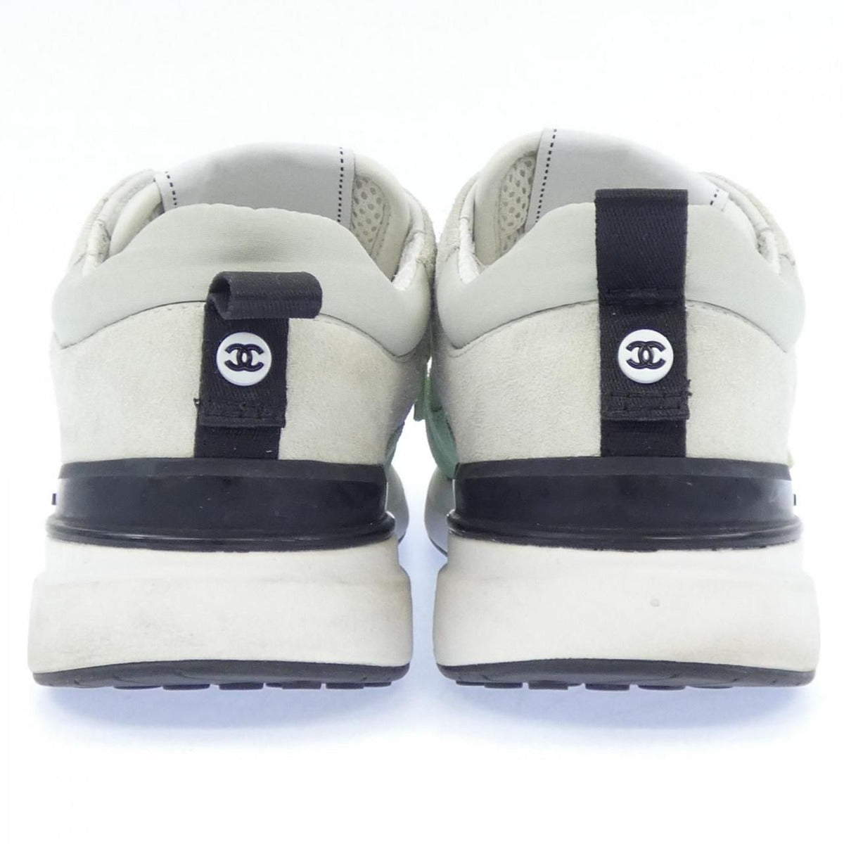 Chanel Sneakers Green 36 Gray — view 5