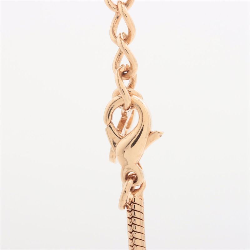 Christian DIOR CD Logo Necklace GP Gold