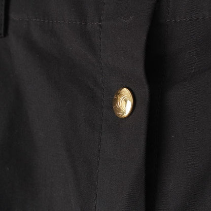 Celine Edith Liman Edith Liman Cotton Snap Button Gold Button High Waist Skirt