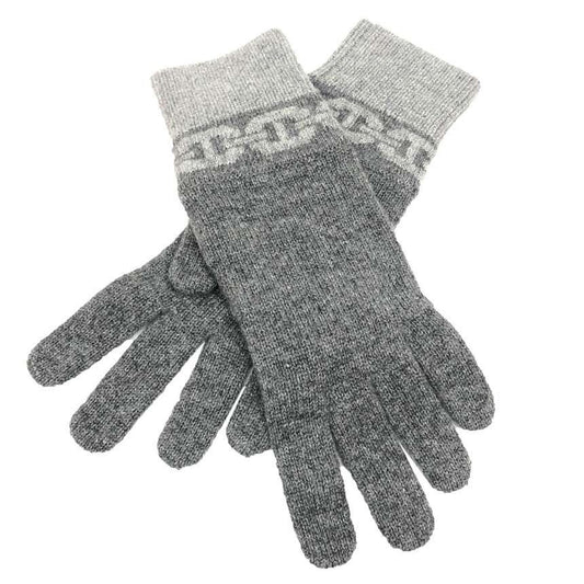 Hermes Heaven Gloves Chaine D'ancre M Cashmere Gray
