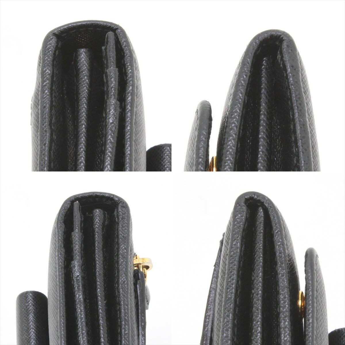 Prada Saffiano Bifold Long Wallet Black