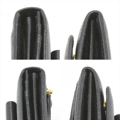 Prada Saffiano Bifold Long Wallet Black