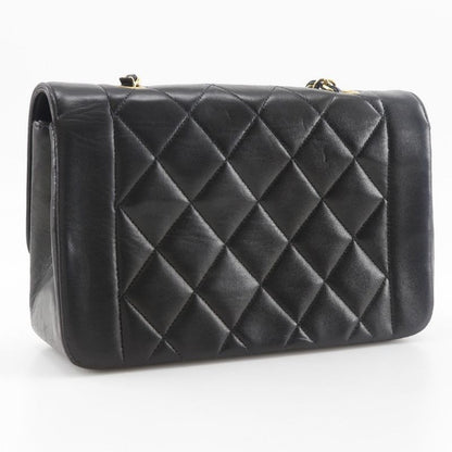 Chanel Diana 22 Chain Shoulder Matelasse A01164 Lambskin Black Ladies Shoulder