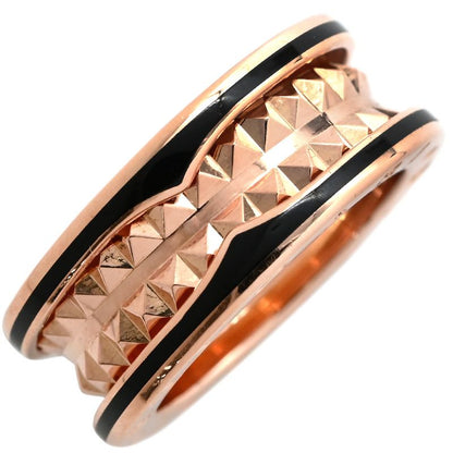 Bvlgari Bvlgari Ring B-Zero1 Lock B-Zero1 2 Band Ring 18k Pink Gold Ceramic