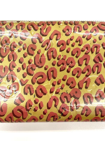 Louis Vuitton Vernis Zippy Wallet Leopard M91476 Bronze Colailles Made In Spain