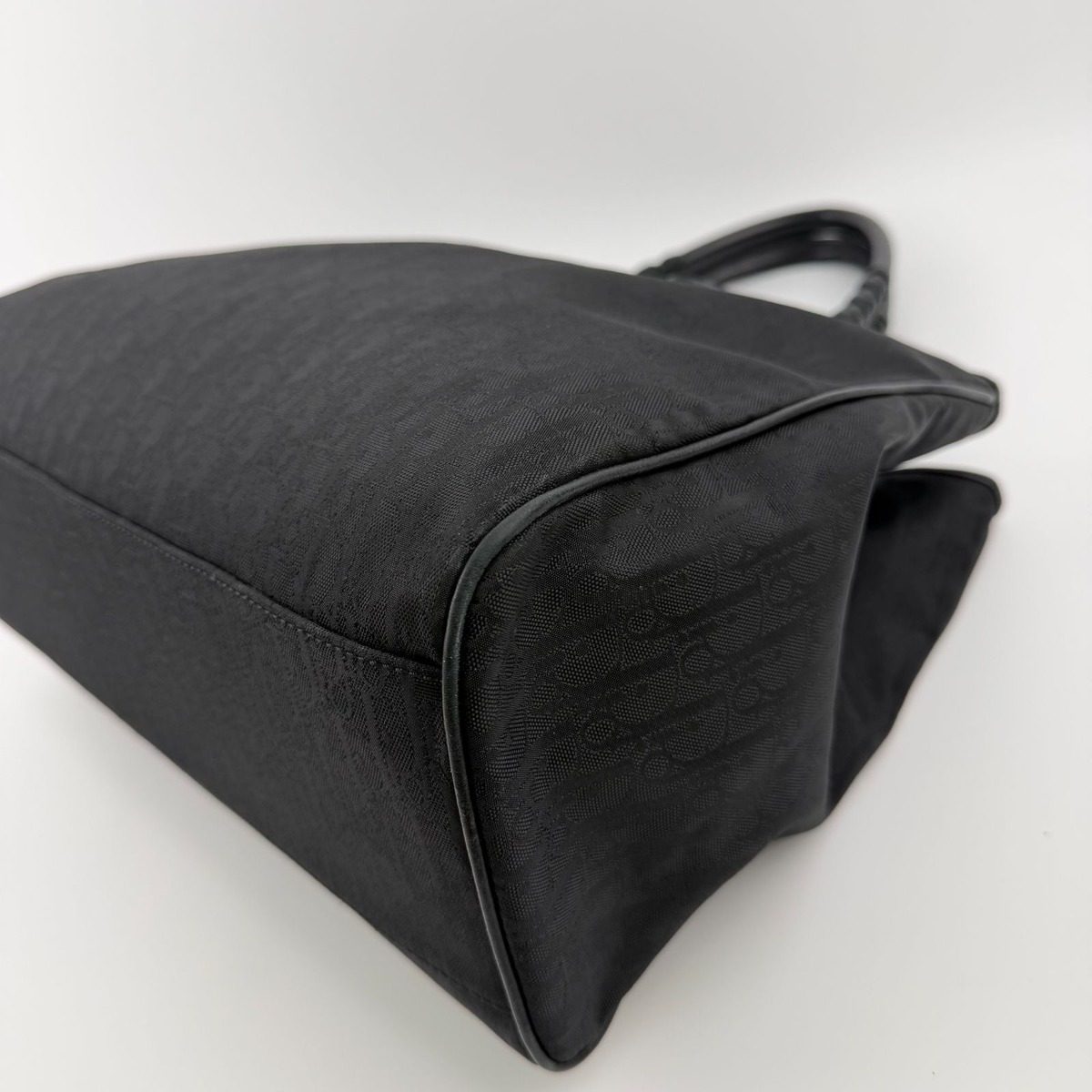 Dior Tote Black Nylon Canvas Vintage — view 11