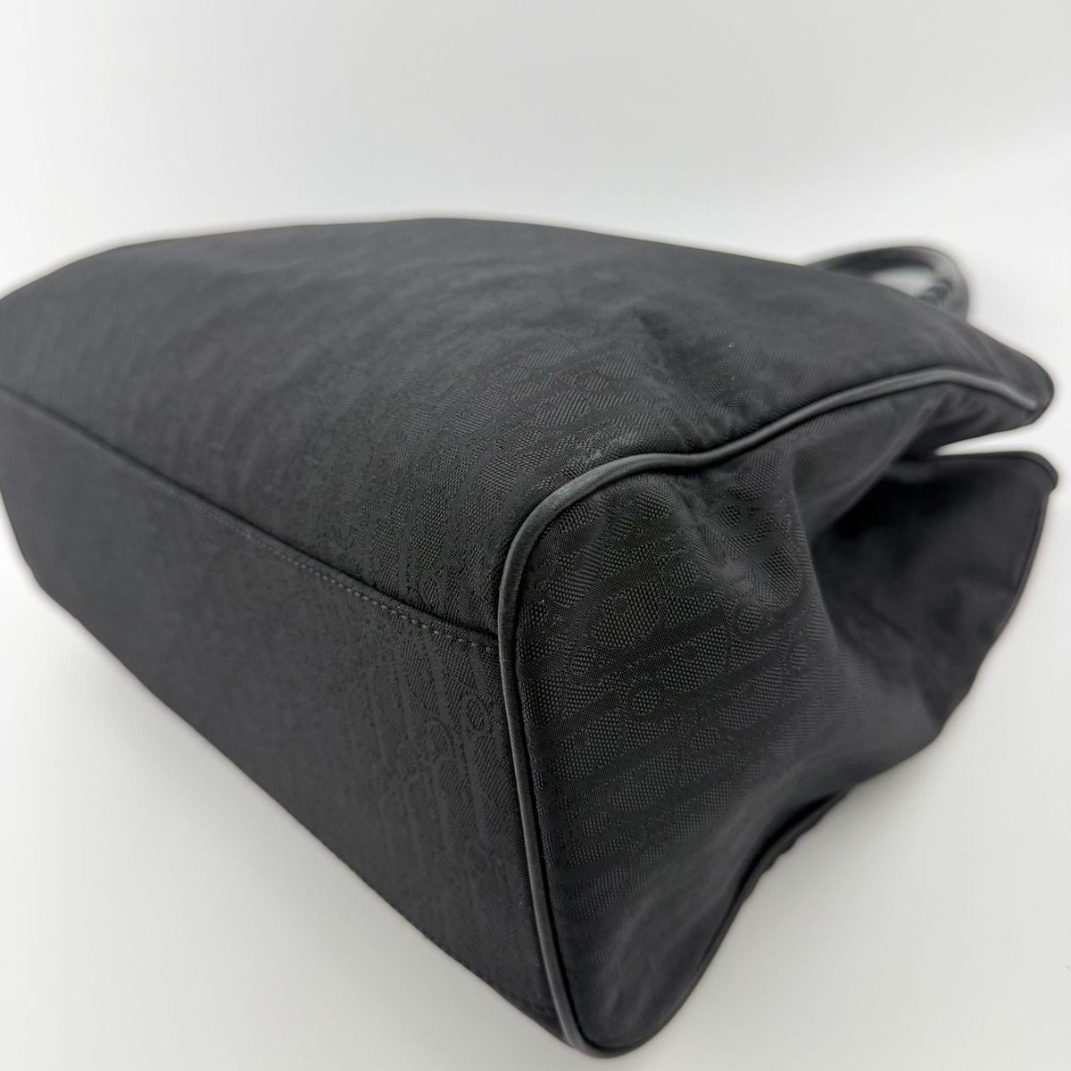 Dior Tote Black Nylon Canvas Vintage — view 13