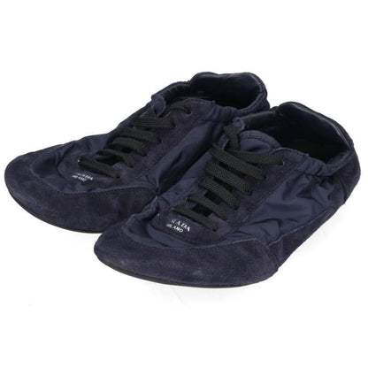 Prada 25 SS 1 E959 N Re-Nylon Suede Sneakers 35