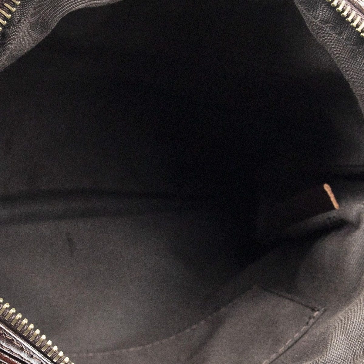 Fendi Zip Messenger Crossbody Brown Zucchino Canvas — view 9