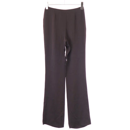 Chanel Silk Pants Burgundy 36