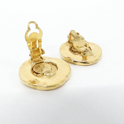 Chanel Vintage Earrings Gold — view 8