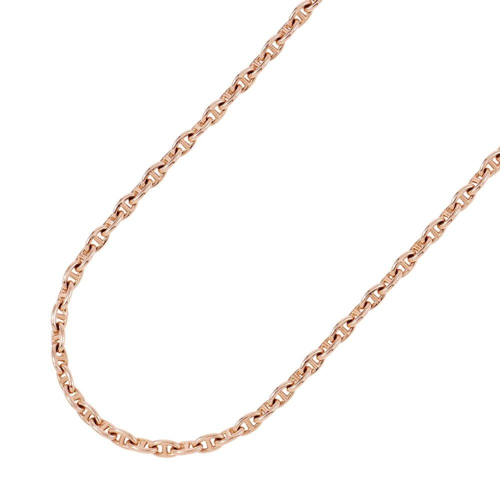 Hermes Necklace Chaine D'ancre TPM 62 Links 18K Pink Gold