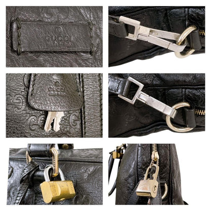 Gucci GG Guccissima Business Bag Briefcase Crossbody Messenger Mens