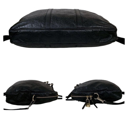 Gucci GG Guccissima Business Bag Briefcase Crossbody Messenger Mens