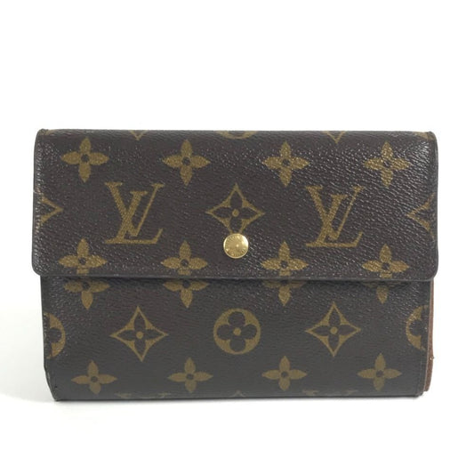 Louis Vuitton Trifold Wallet Porte Tresor Loue Tuy Papier Monogram
