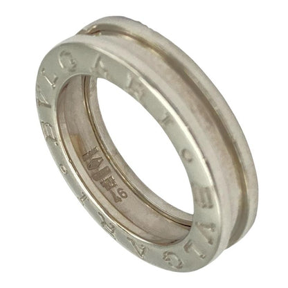 Bulgari Bvlgari Bee Zero One 1 Band Ring #46 18K White Gold 64g