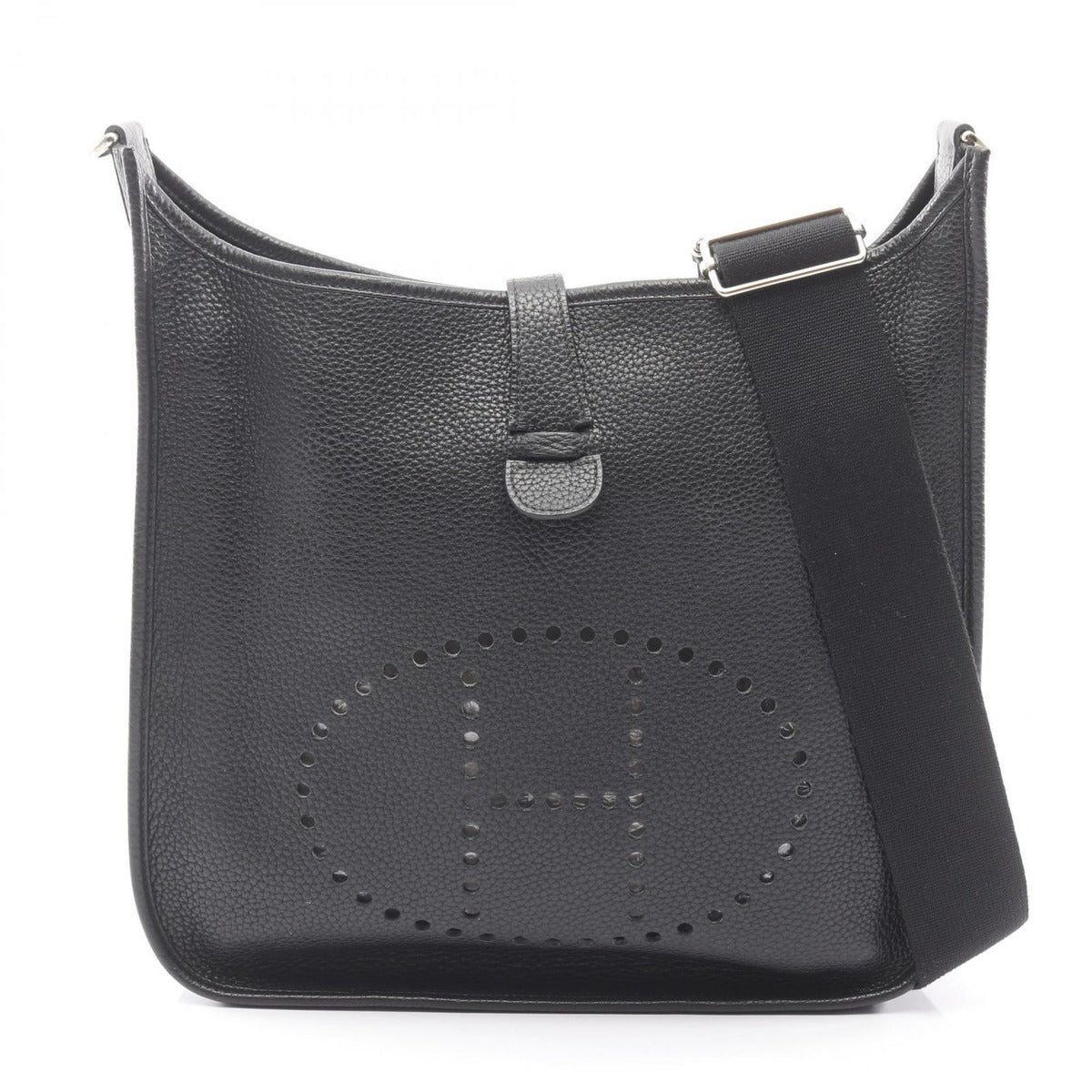 Hermes Shoulder Bag Evelyne 3 Trois GM Black