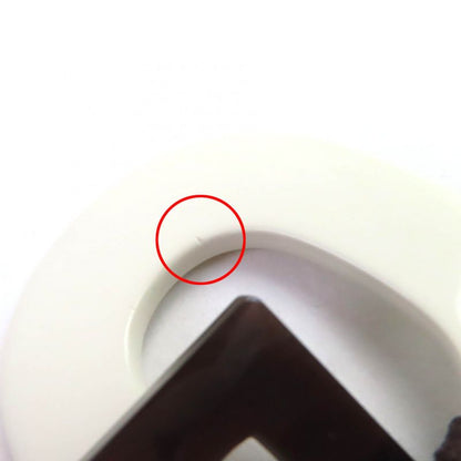 Hermes Cara Buffalo Horn Pendant Necklace Accessory White Dark Brown Ladies