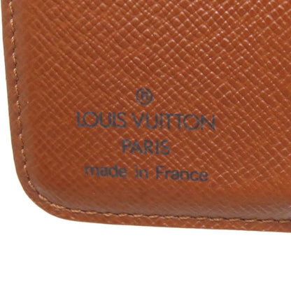 Louis Vuitton M61667 Compact Zip Folding Wallet With Coin Purse Monogram Canvas