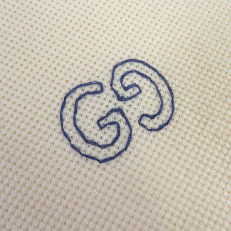 Gucci 625320 100% Cotton GG Logo Bee Star Embroidery Short Sleeve Polo Shirt