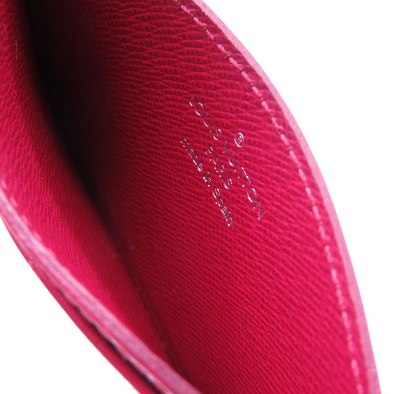 Louis Vuitton Porte Cult Surple Epi Fuchsia M60327 Card Case LV 0190 Louis