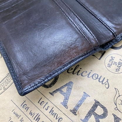 Chanel Trifold Wallet CC Logo Lambskin Black Card Billfold — view 14