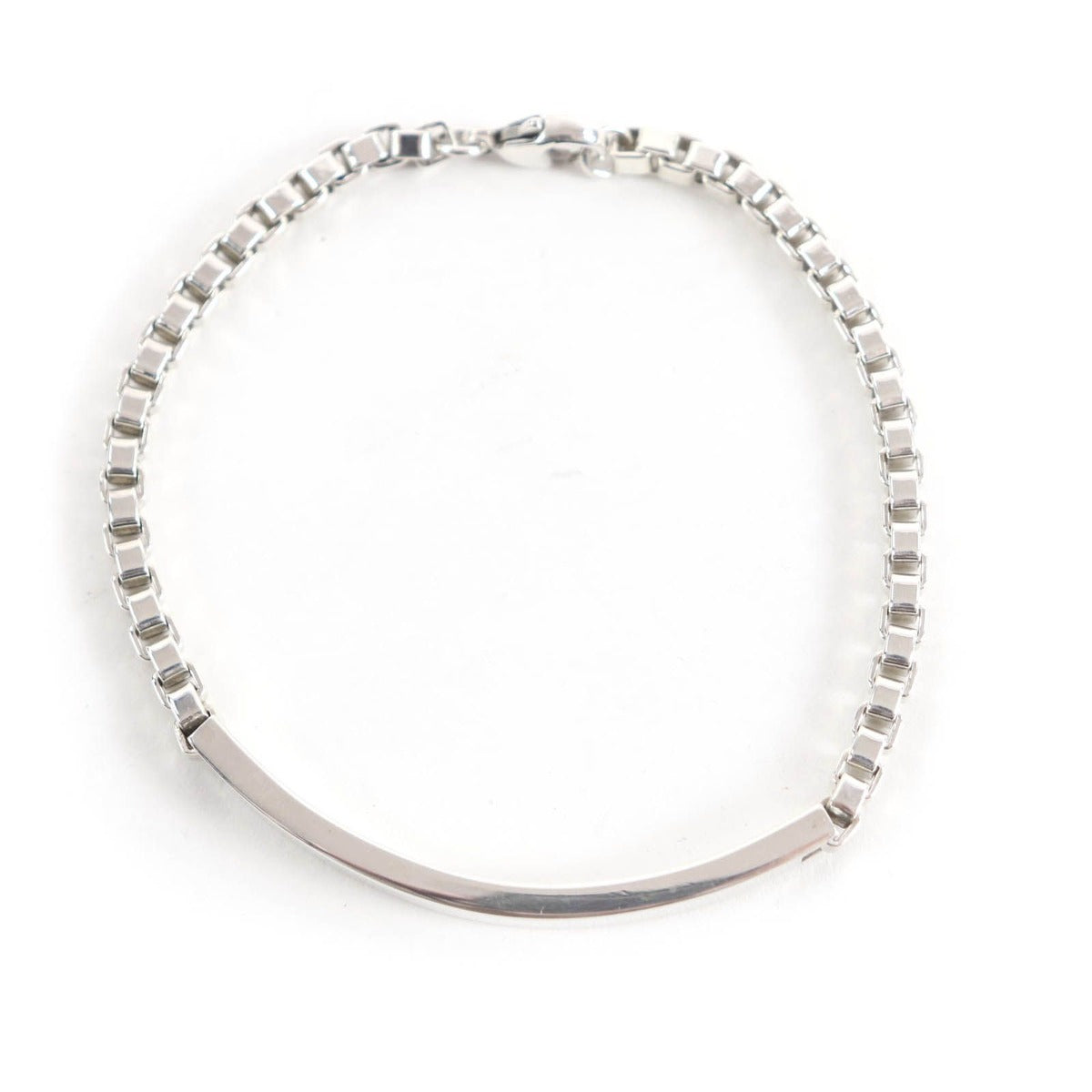 Tiffany & Co Venetian Link ID Bracelet Silver — view 2
